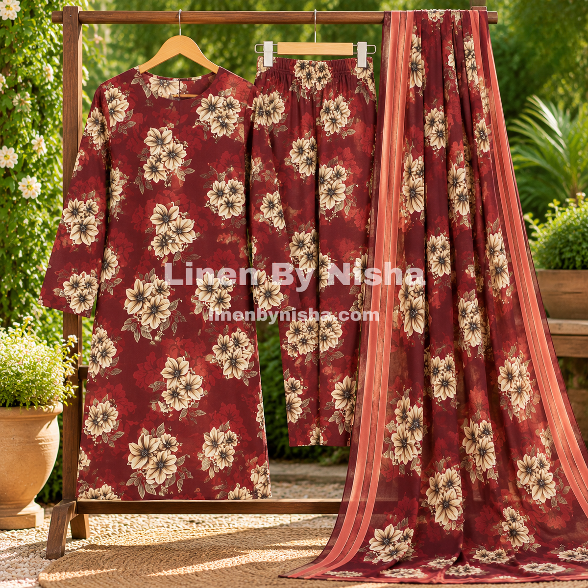 Olleza Women Khaddar - 3pcs - OSK09