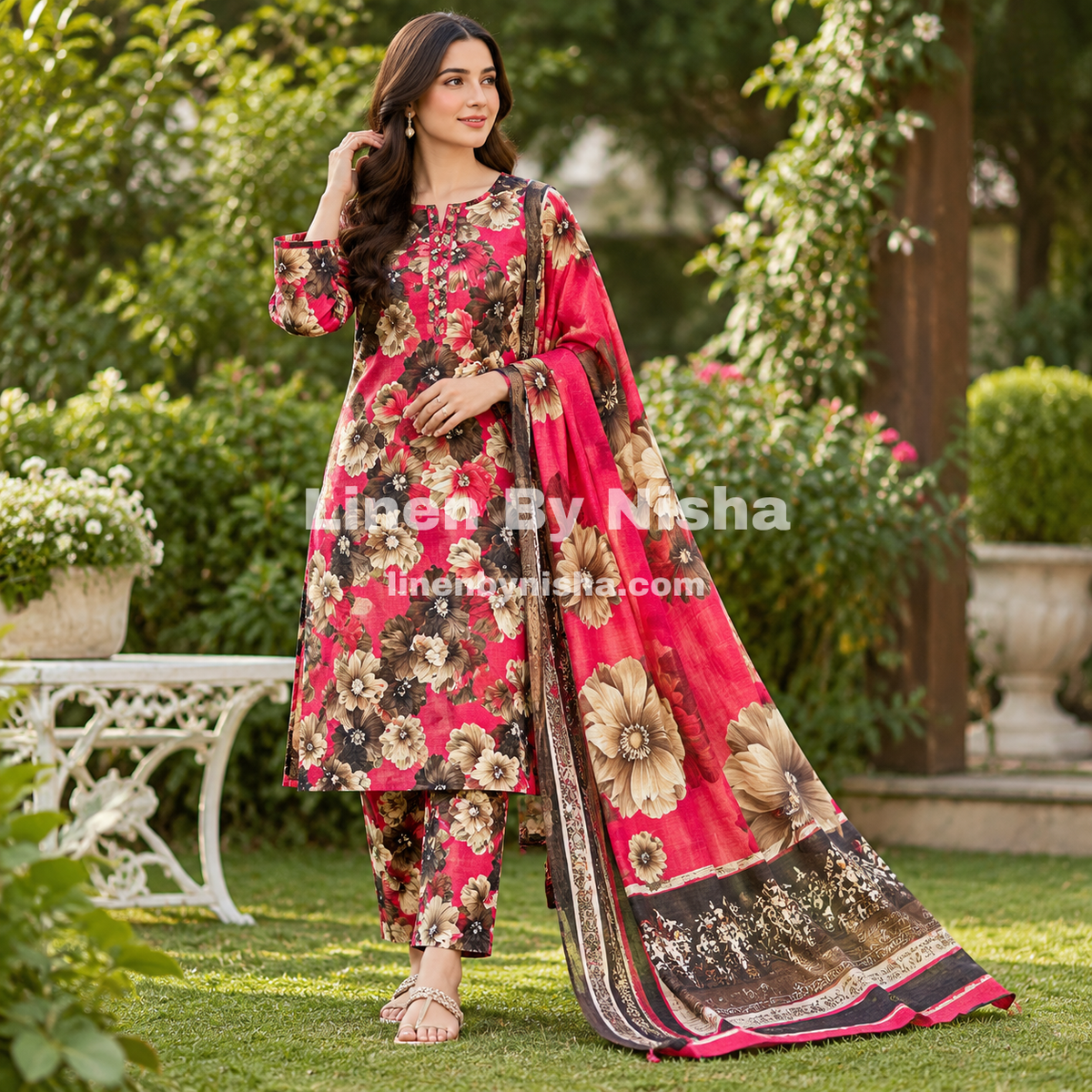 Olleza Women Khaddar - 3pcs - OSK01