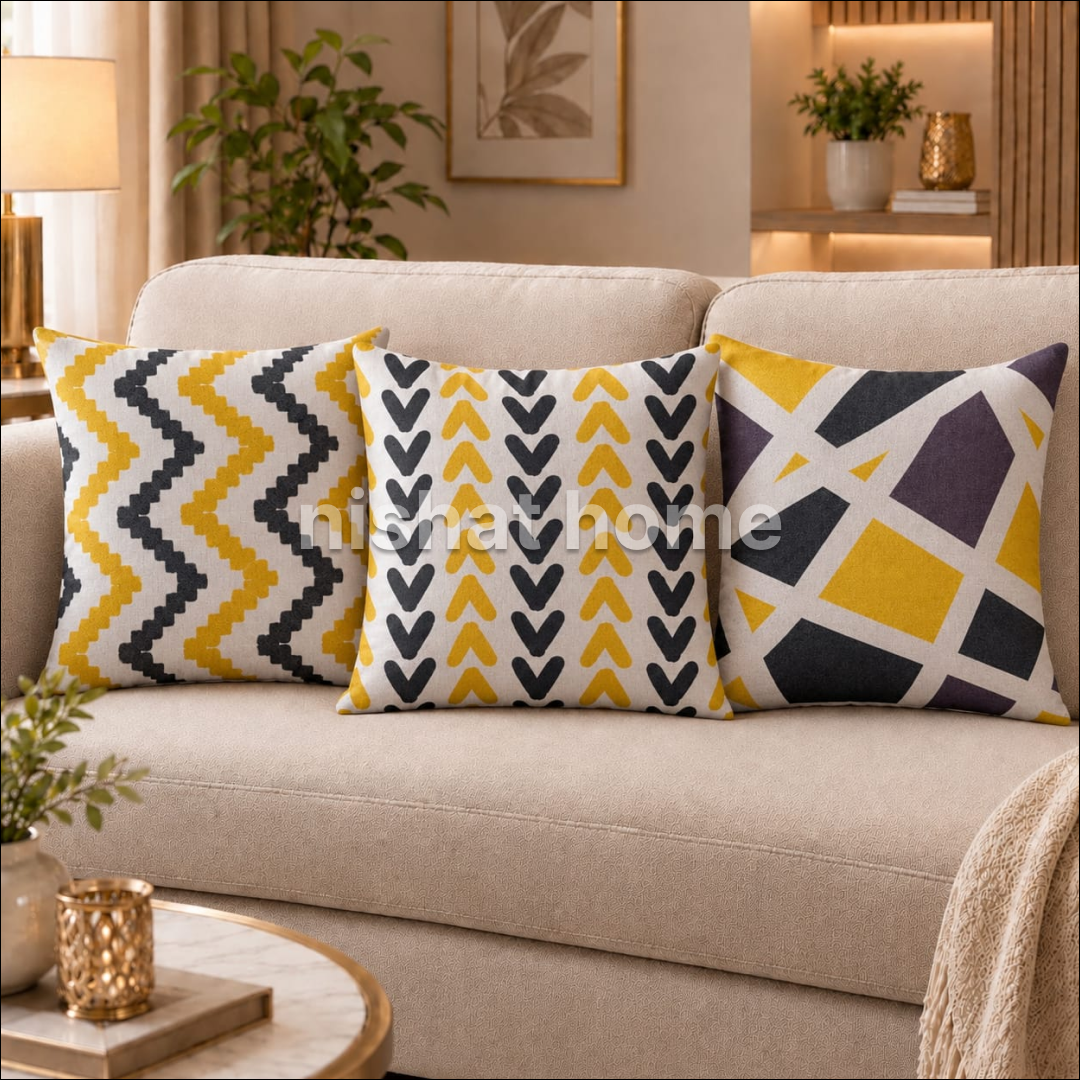 Rinqo Cushion Set - Knit-Zag - Pack of 3 - RCS14