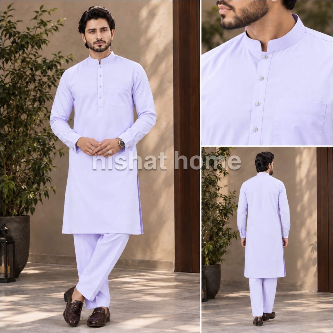 Naqsh Men Exclusive Wash n Wear - Periwinkle - NWW06