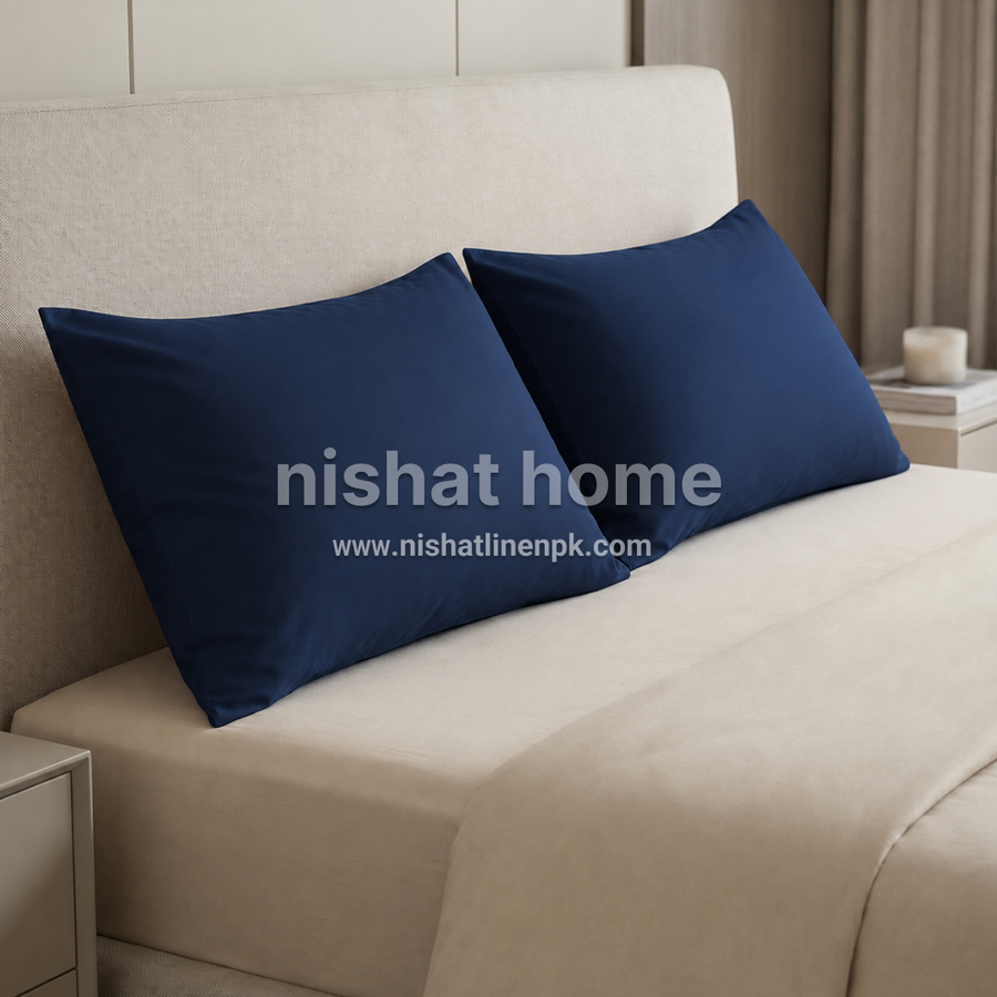 Royal Pillow Covers - 2pcs - Navy - RPC54